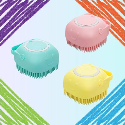 Pet Bath Combo [Shampoo Brush + Gloves] - Image 3