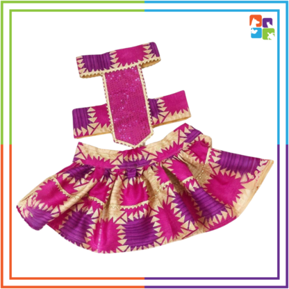 Square Blocked Lehenga-Choli
