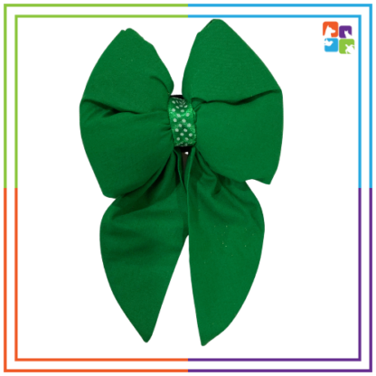 Green Sailor Bow