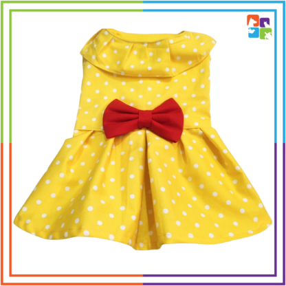 Yellow Polka Dot Dress