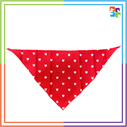 Red Hearts Bandana