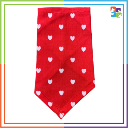 Red Hearts Bandana - Image 3