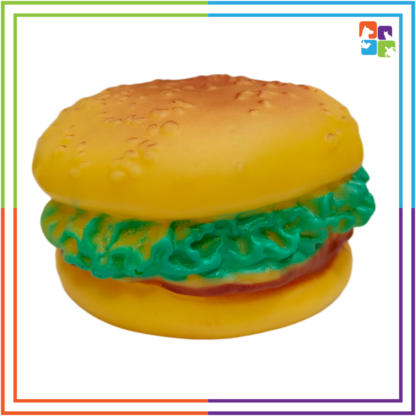 Squeaky Burger Toy