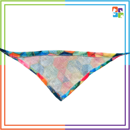 Multicolor Hexagon Bandana - Image 4