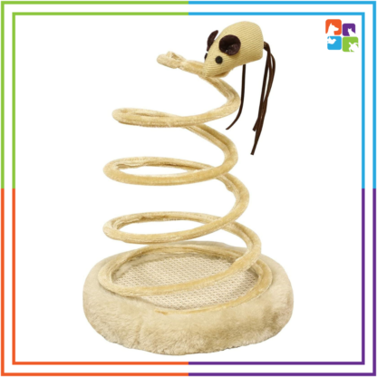 Spring-Plush Toy for Cats
