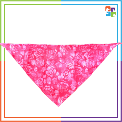 Pink Roses Bandana