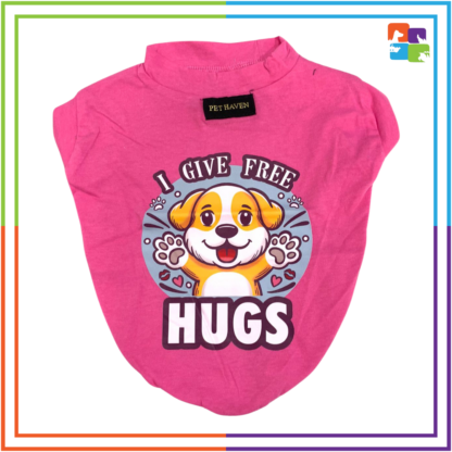 Free Hugs Pink T-Shirt