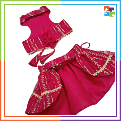 Magenta Lehenga - Choli - Image 2