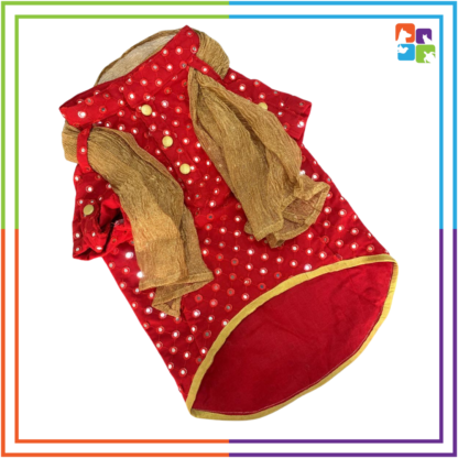 Red Golden Kurta