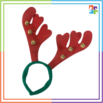 Red Reindeer Headband