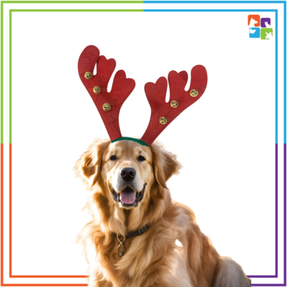 Red Reindeer Headband - Image 3