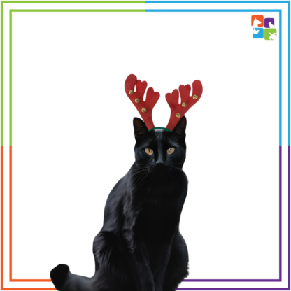 Red Reindeer Headband - Image 2