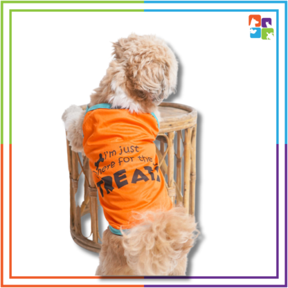 Orange 'Treats' Sleeveless Tee - Image 5