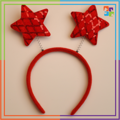 Red Stars Headband - Image 2