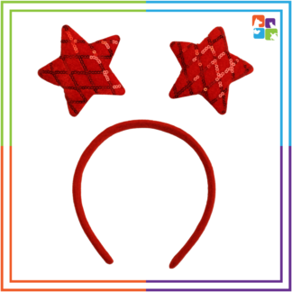 Red Stars Headband