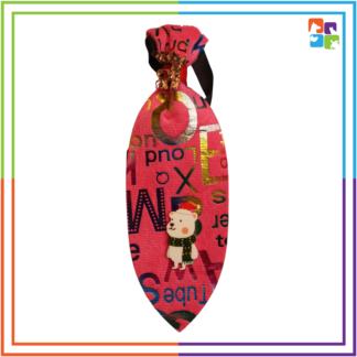 Pink Christmas Tie