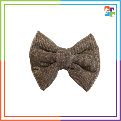 Black Shimmery Bow