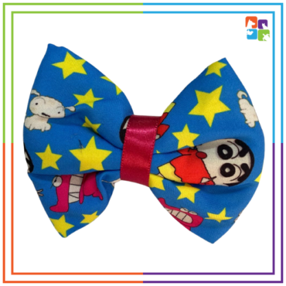 Blue Shin-chan Bow