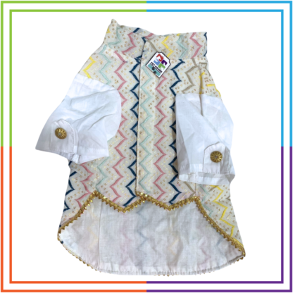 Wavy Embroidery Kurta - Image 2
