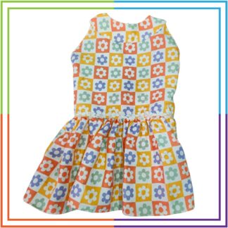 Multicolor Flowers Dress