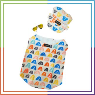 Multicolor T-Shirt/Cap/Sunglasses COMBO