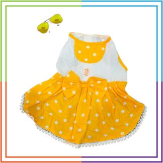 Yellow Star Dress & Sunglasses COMBO