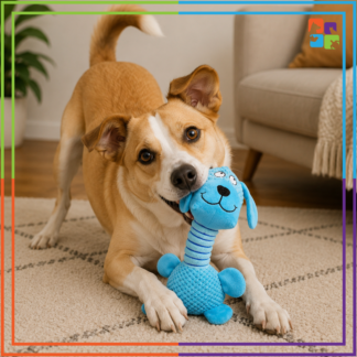 Blue Teddy Plush Toy