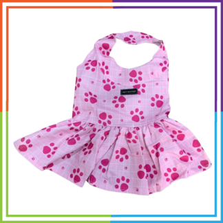 Pink Paws Dress