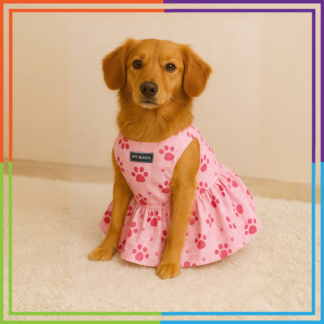 Pink Paws Dress
